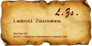 Ladocsi Zsuzsanna névjegykártya